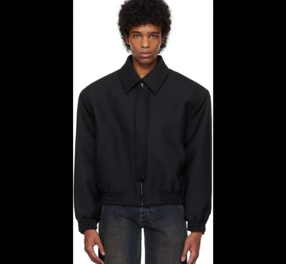 M) faxcopyexpress 파워숄더 블루종 블랙 상품이미지1