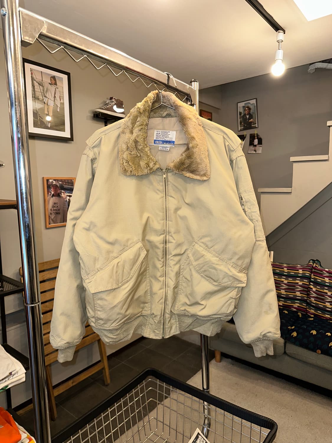 70-80’s Sears work leisure sherpa jacket 상품이미지3