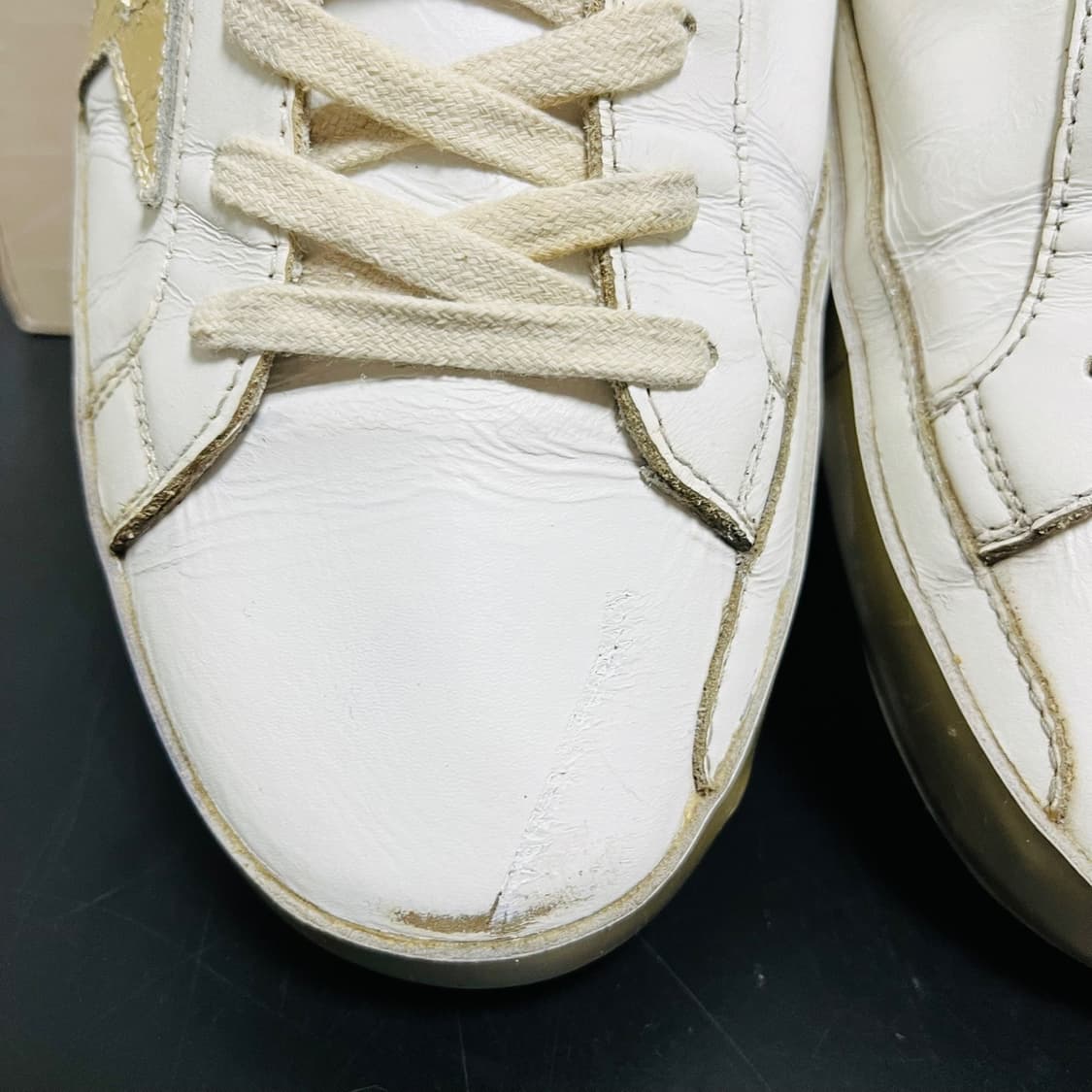 정품 42) 골든구스 스파클 골드 스니커즈 270~275 상품이미지7