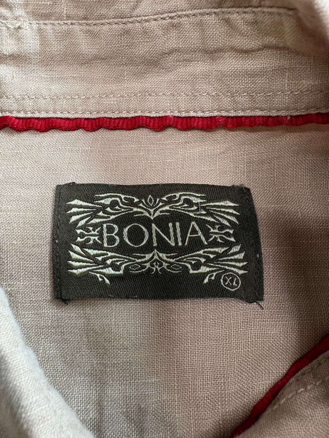 BONIA 빈티지 쿠바 패턴 셔츠 3996 상품이미지4