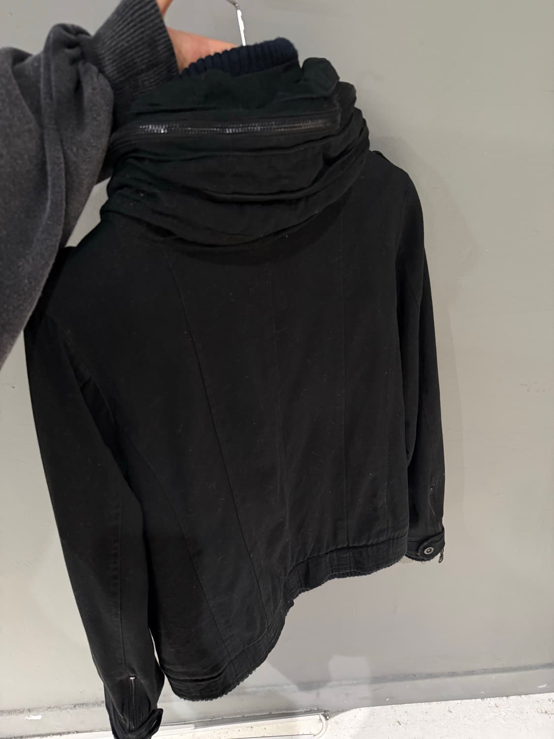 high-neck snap button 2-way zipper jk 상품이미지10