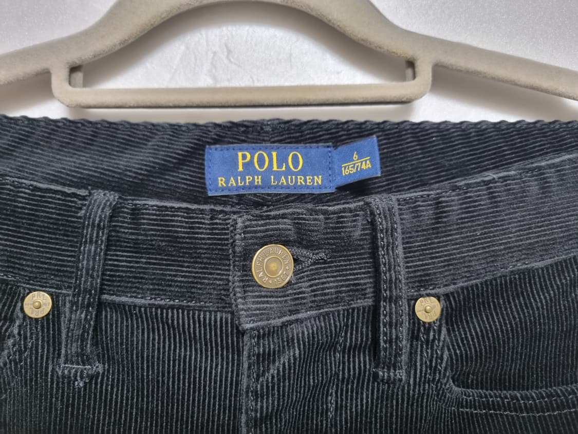 여성 폴로 랄프로렌 블랙 검정 코듀로이 팬츠 바지 상품이미지9