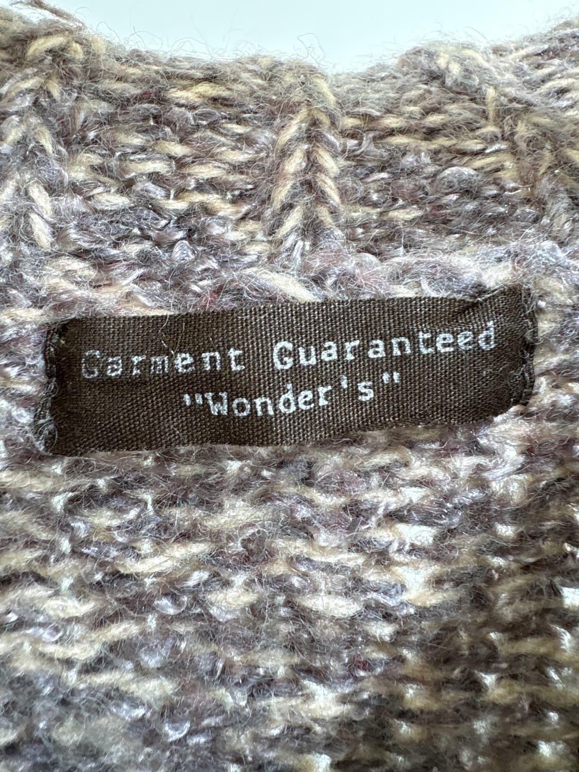GARMENT GUARANTEED 니트집업 상품이미지6