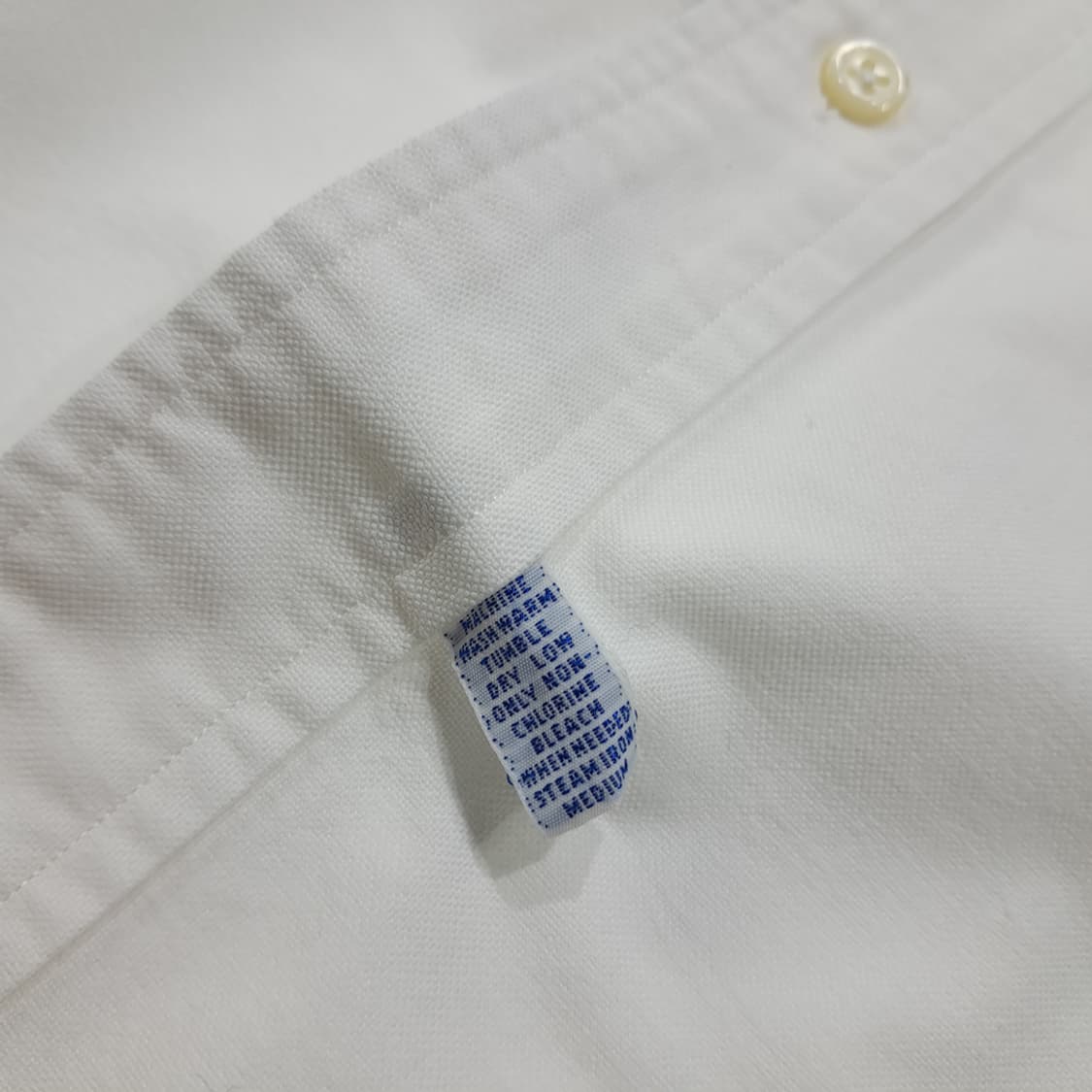 CL450 M 폴로 90s 코튼 멀티포니 옥스포드 화이트 셔츠 남방 상품이미지5