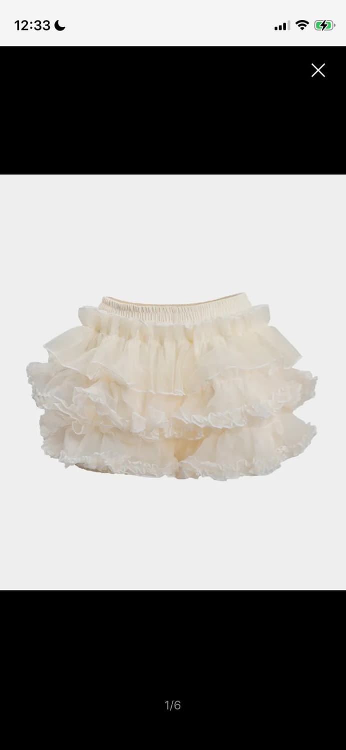 러프넥 튜튜 스커트 상품이미지1