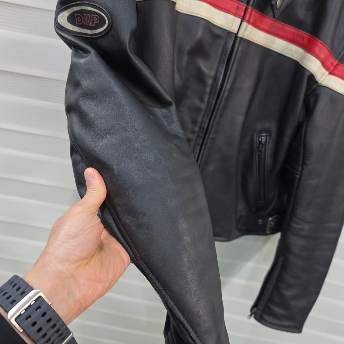 빈티지 DMP 레이싱 바이커 가죽자켓- L정도 상품이미지7