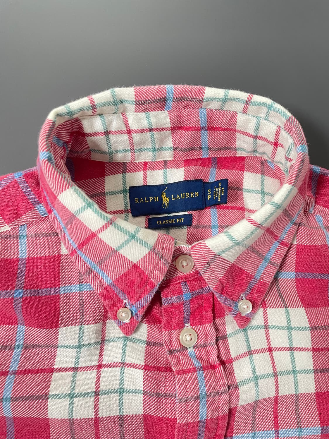 [S] 폴로 랄프로렌 여성 자수로고 플란넬 코튼 셔츠 상품이미지7