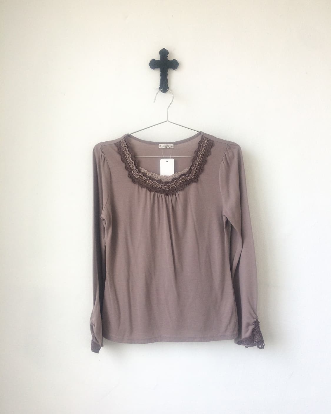 Axes femme lace point sleeve 상품이미지1