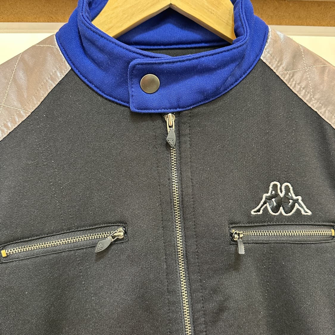 00s 카파 올드스쿨 스카치 디테일 트랙탑 바이커 자켓 상품이미지3