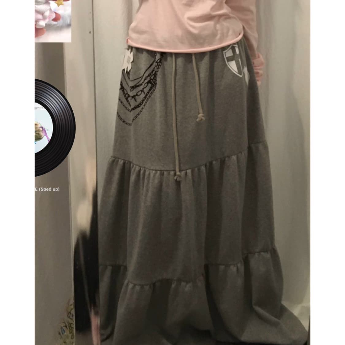 샵페어리 맥시 저지 티어드 스커트 maxi jersey tiered 상품이미지6