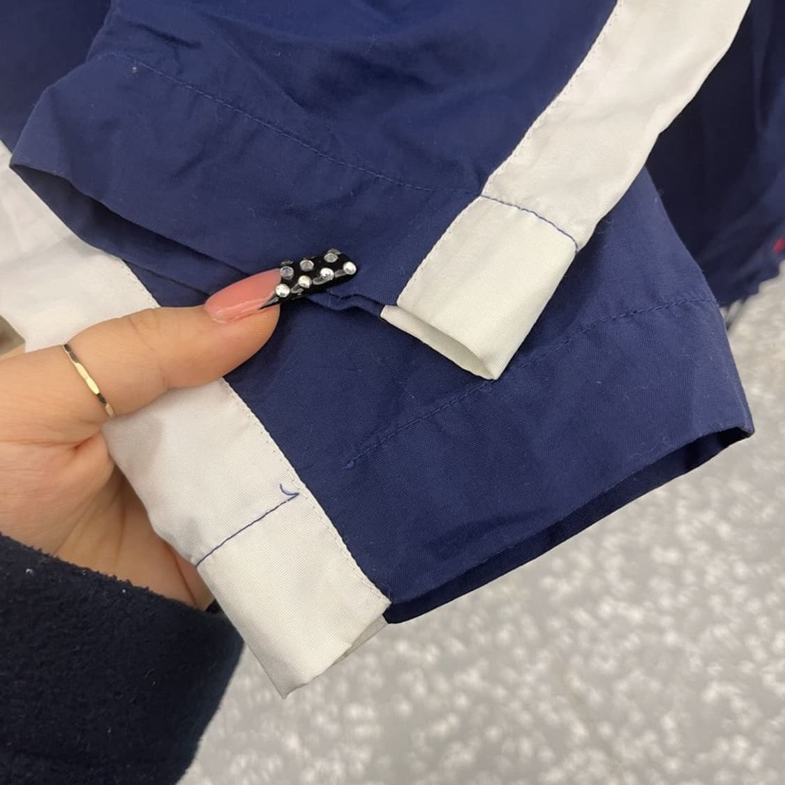 나이키 올드스쿨 레트로 90's 반집업 바람막이 웜업 L C10481 상품이미지7