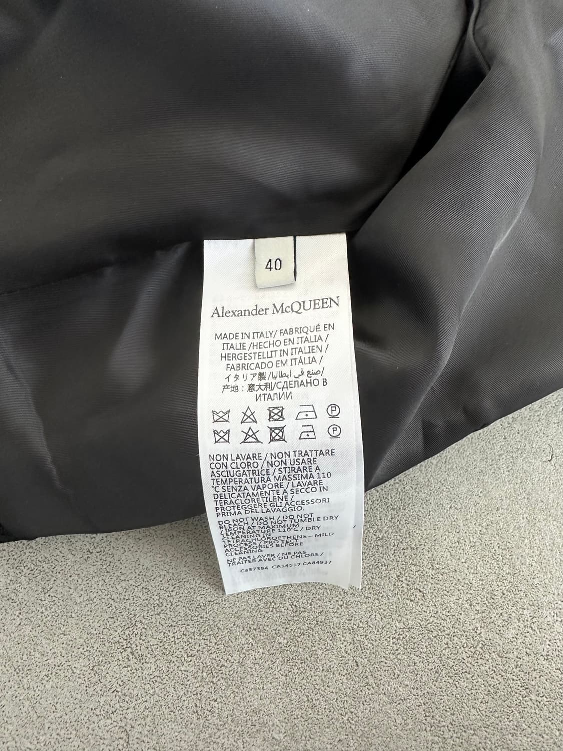 알렉산더 맥퀸 고딕 크롭 레이스 블레이저 상품이미지6