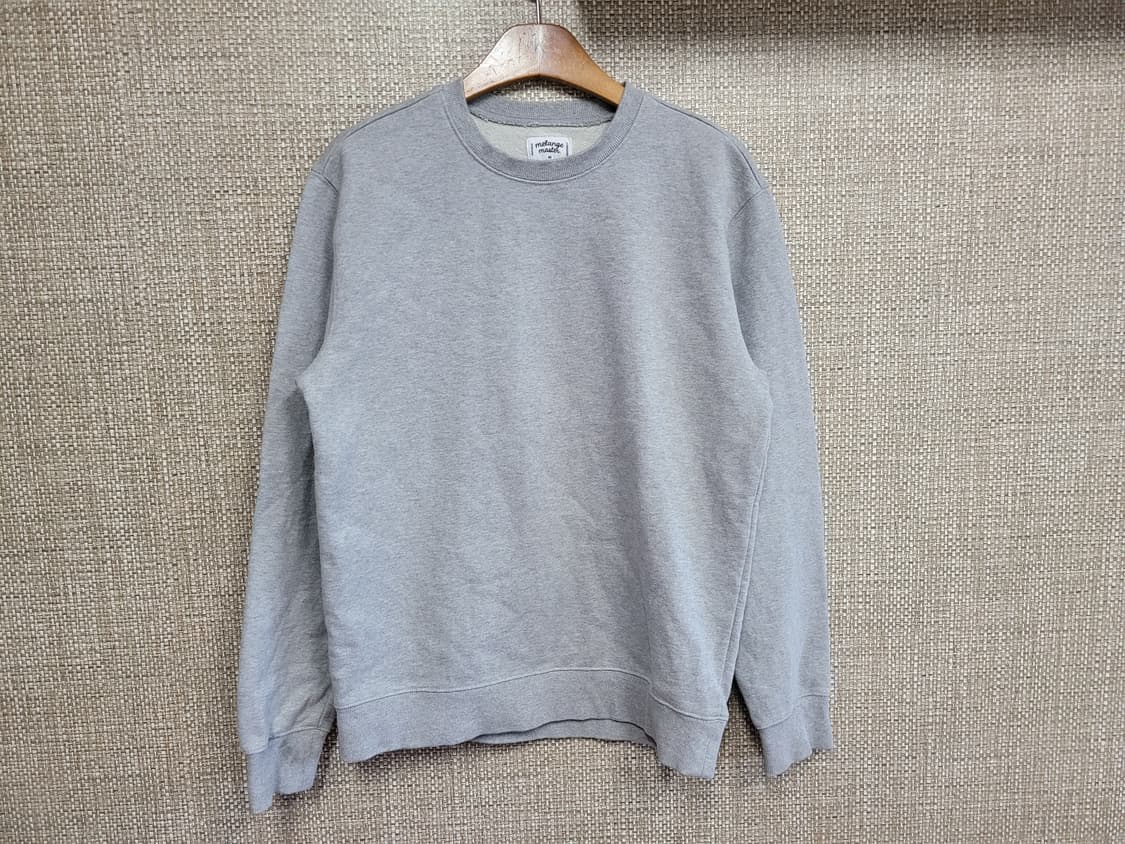 M 95사이즈 멜란지마스터 헤비코튼 맨투맨  상품이미지1