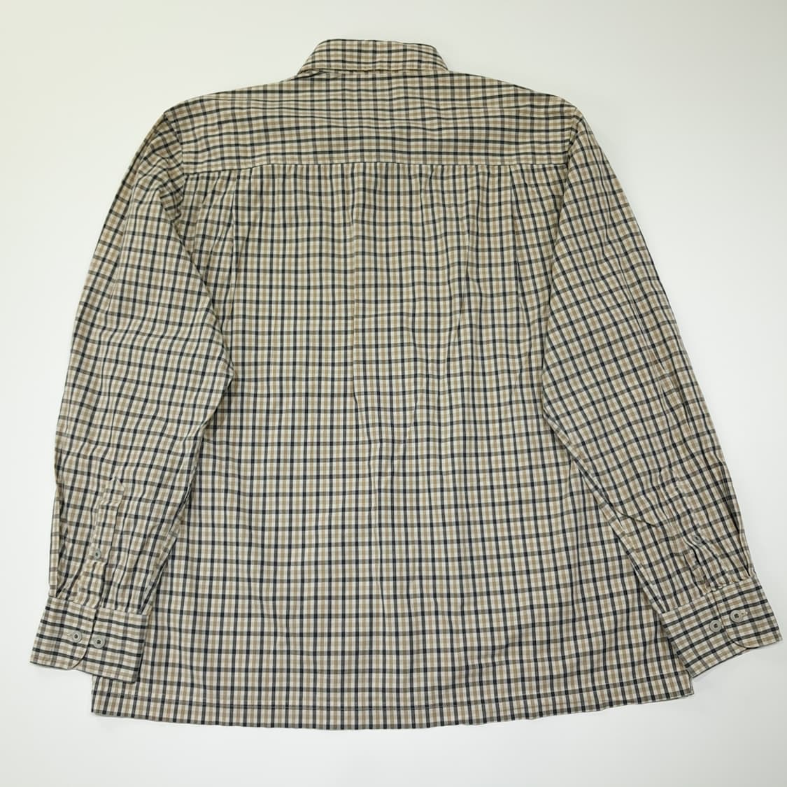 CL752 L 팀버랜드 00s 홍콩판 마이크로체크  베이지 셔츠 상품이미지7