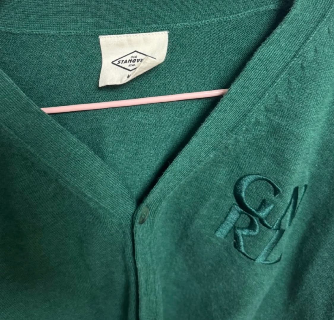 제너럴아이디어 그린 가디건 상품이미지6