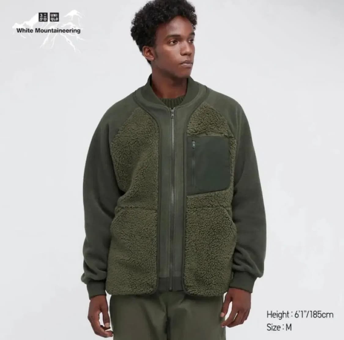 유니클로 화이트마운티어링 플리스 자켓_L 상품이미지1