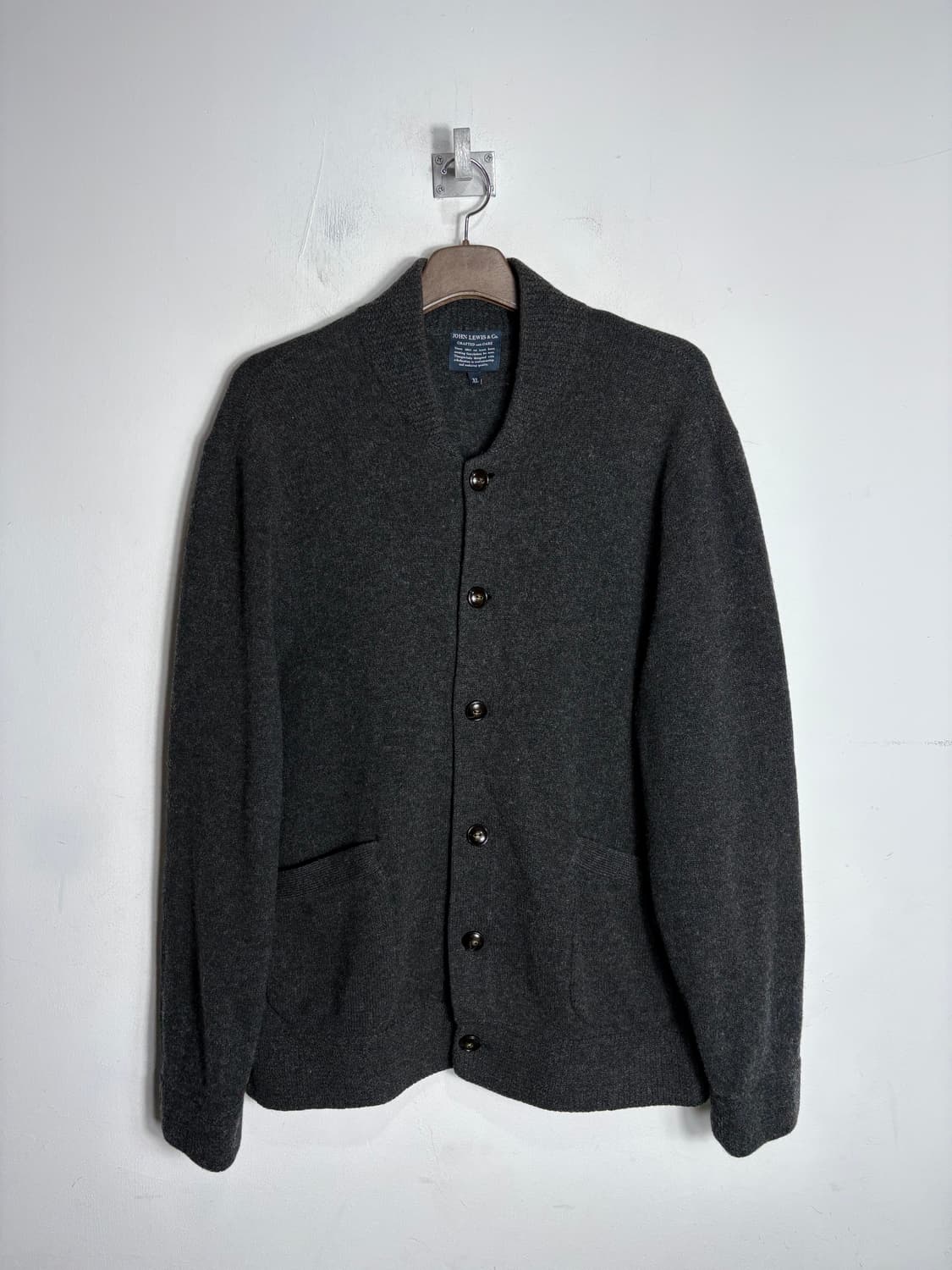 John lewis&co 램스울 차콜 가디건 상품이미지2