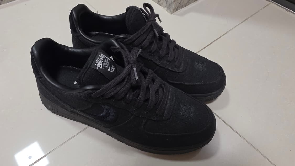 나이키 에어포스 스투시 블랙 275mm 상품이미지2