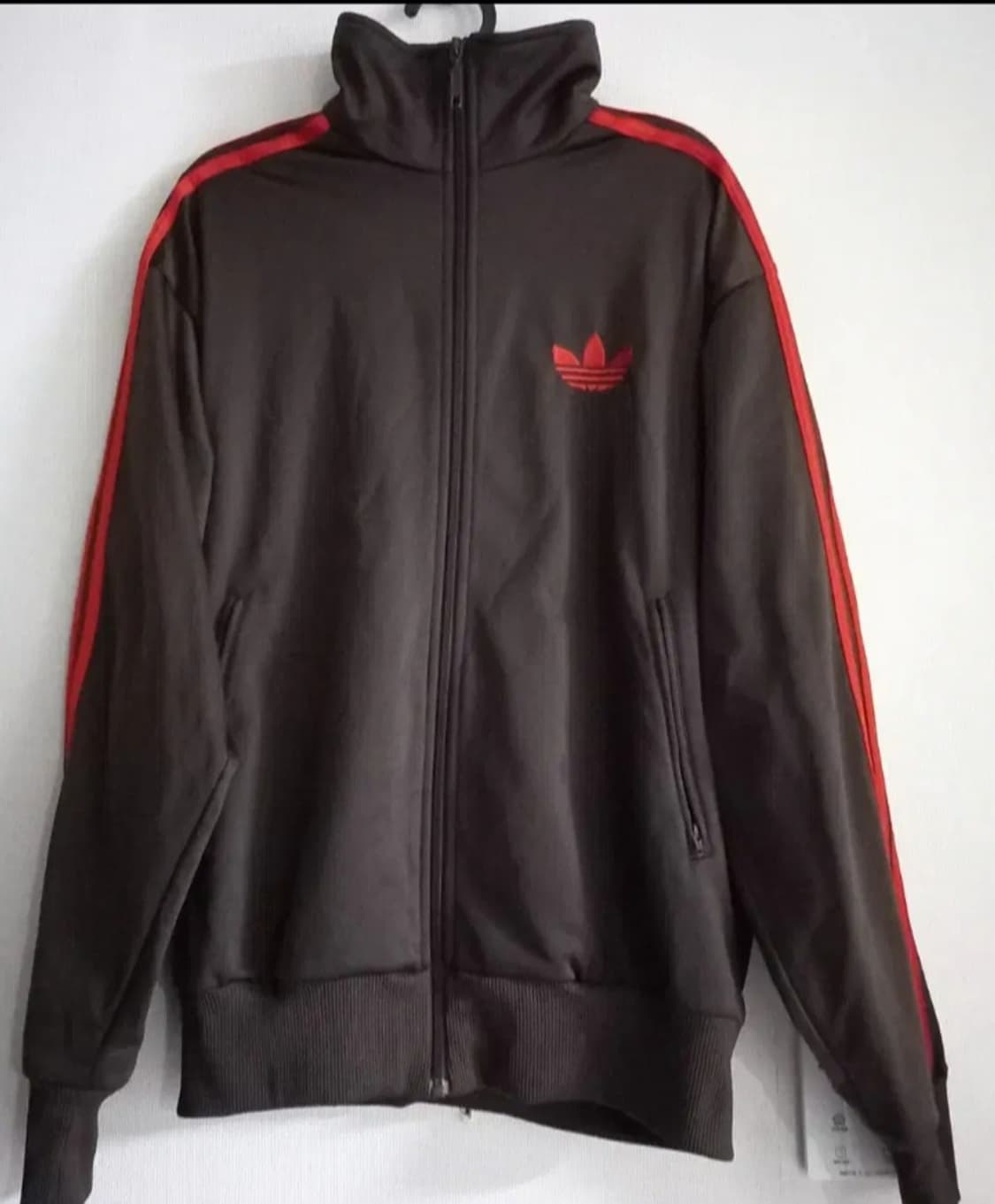 아디다스 파이어버드 브라운 오렌지 트랙탑 저지 져지집업 100/L 상품이미지1