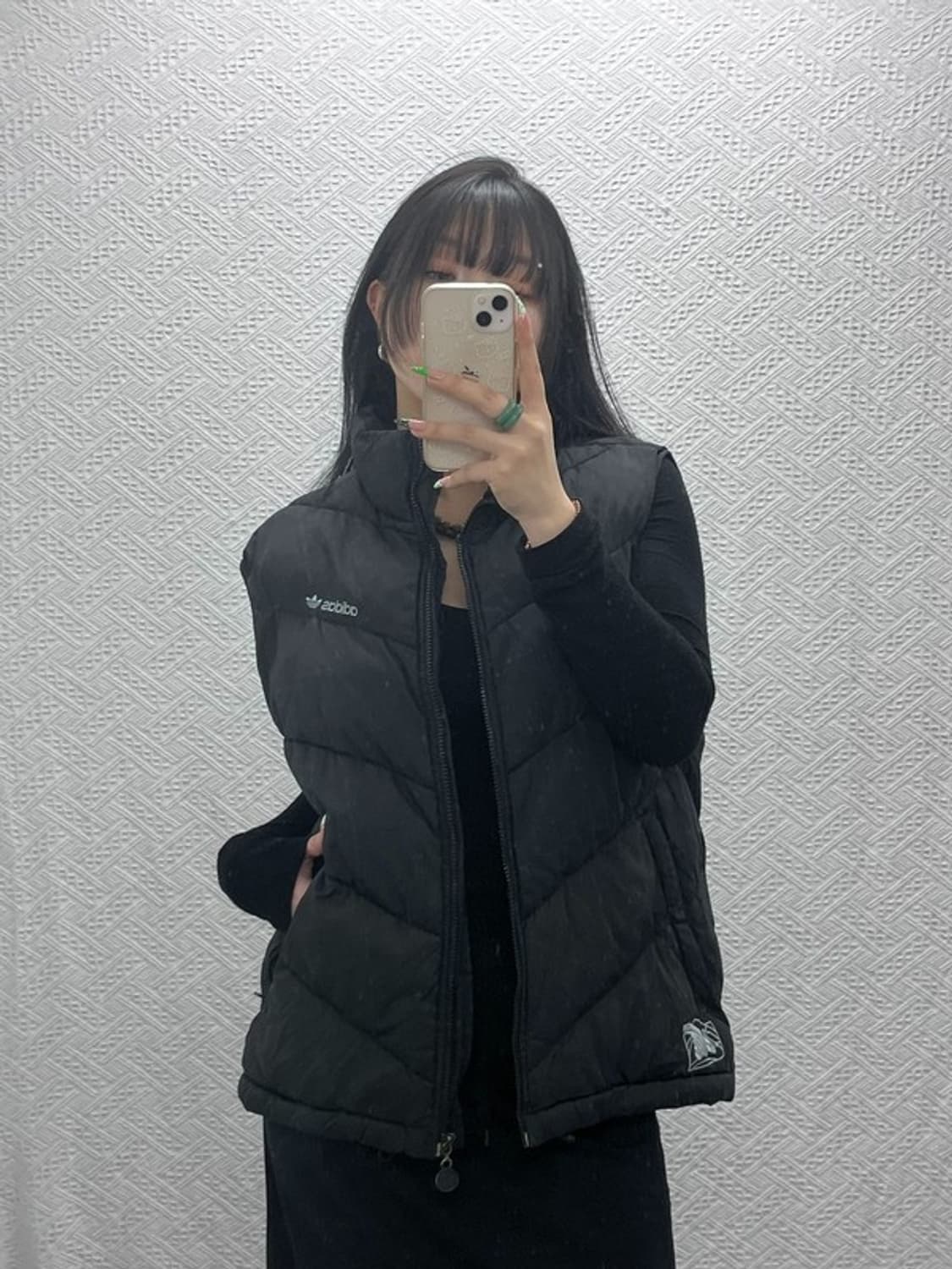 아디다스 올드스쿨 빈티지 캐주얼 패딩 조끼 110 C08938 상품이미지2