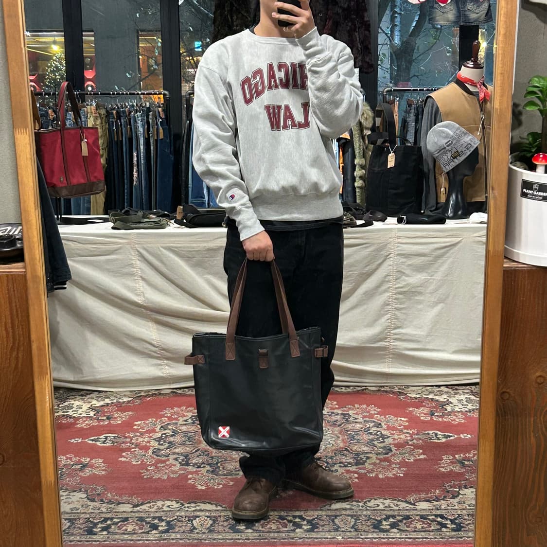 러기지라벨 요시다포터 빅 토트백 숄더백 가방 상품이미지9