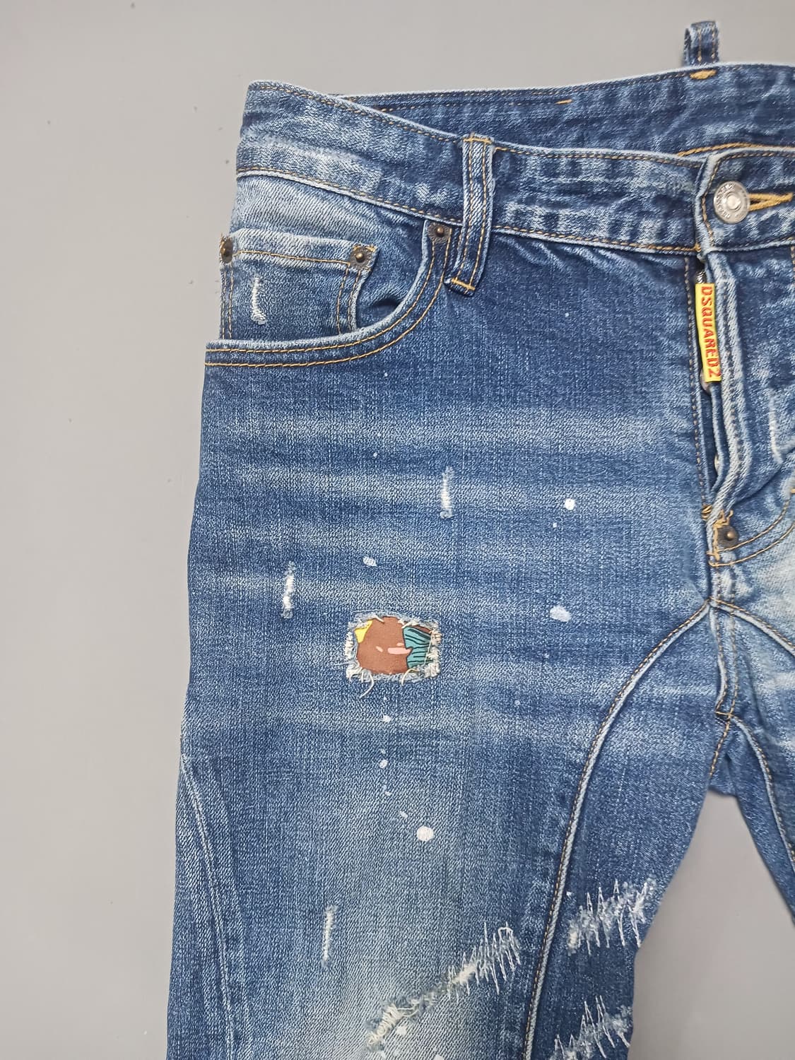 [28] 디스퀘어드2 롤업 타이디바이커진 청바지 상품이미지2