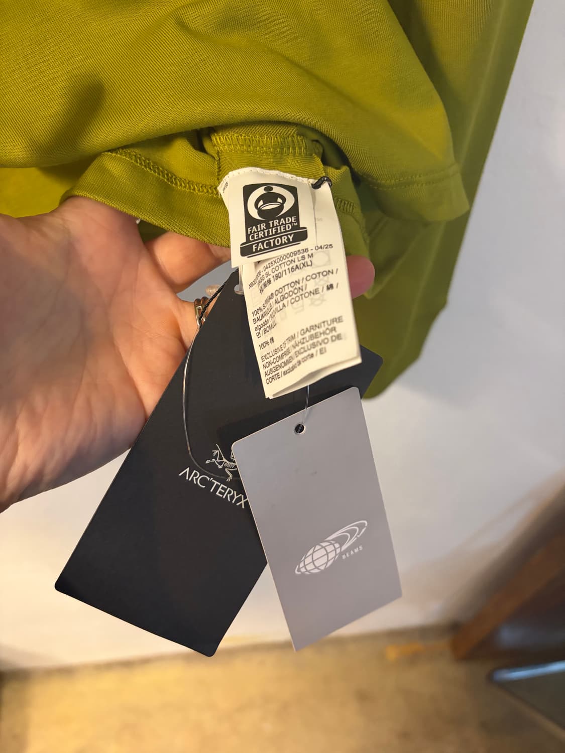 Arcteryx X Beam 아크테릭스 빔즈 협업 긴팔 티셔츠 상품이미지8