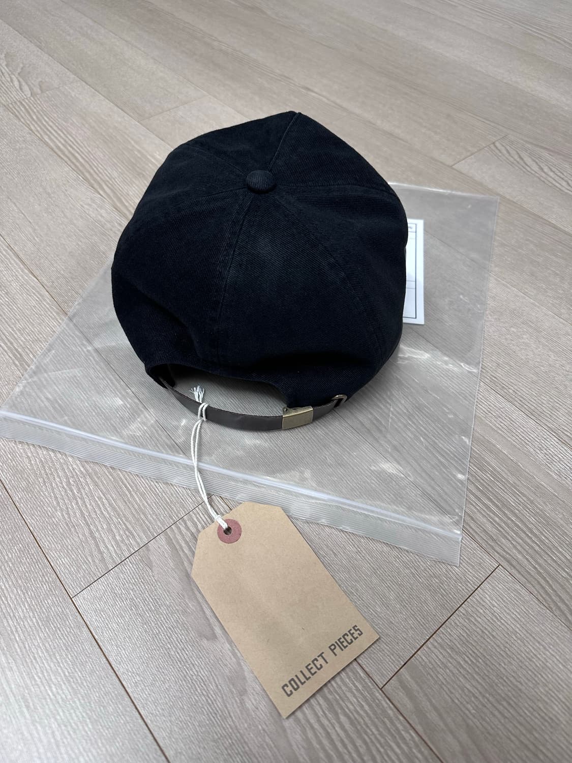 컬렉트피시스 3 쓰리 5 패널 캡 볼캡 모자 블랙 새상품 상품이미지2