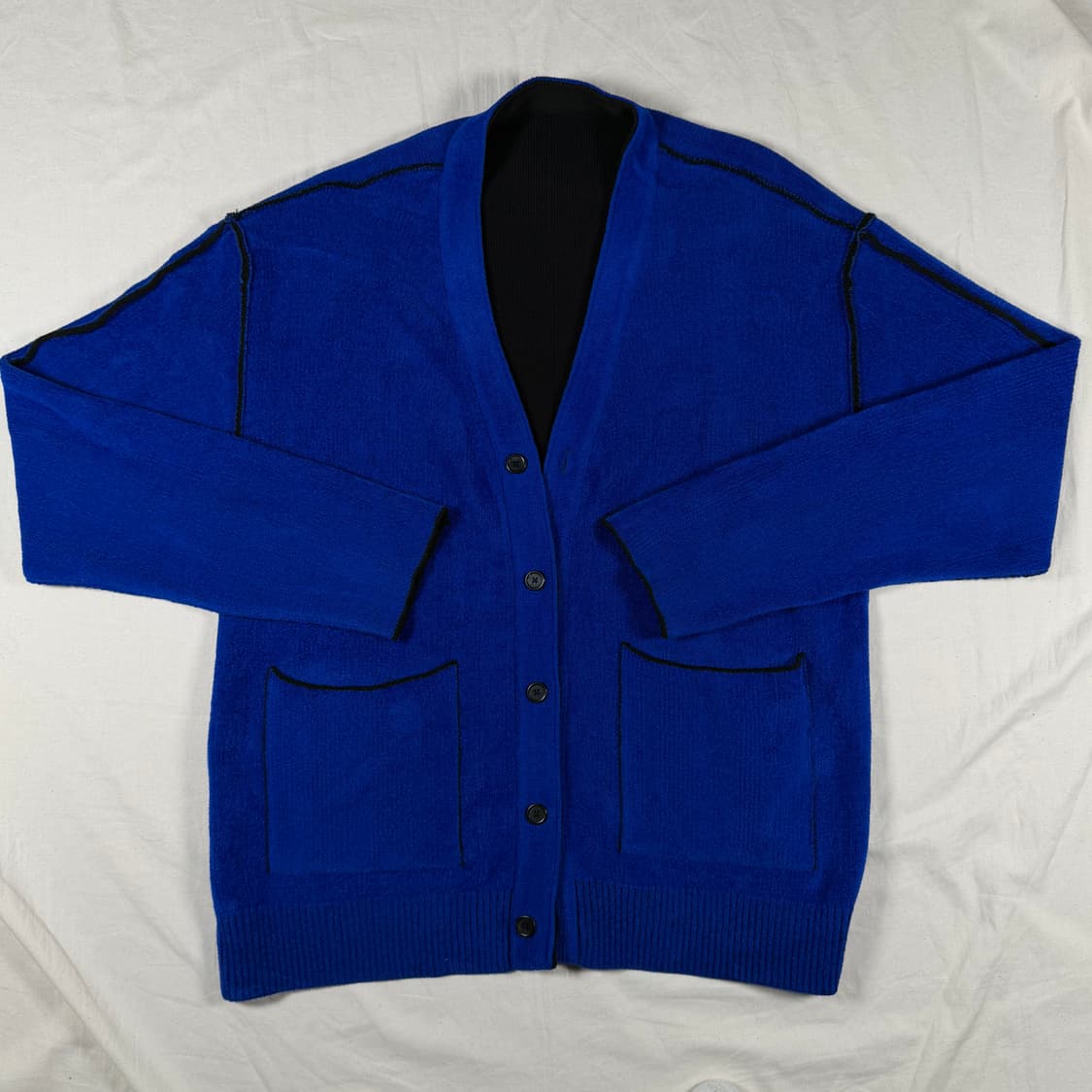 송지오 리버시블 양면 가디건 상품이미지4