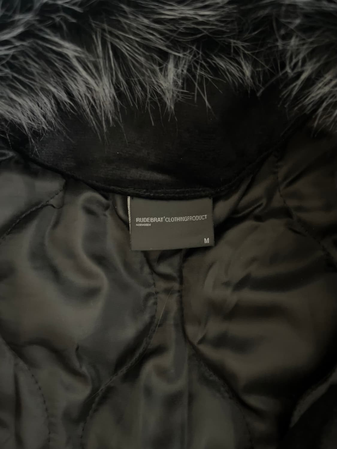 noEmosen y2k 폭스 퍼 카라 자켓 상품이미지7