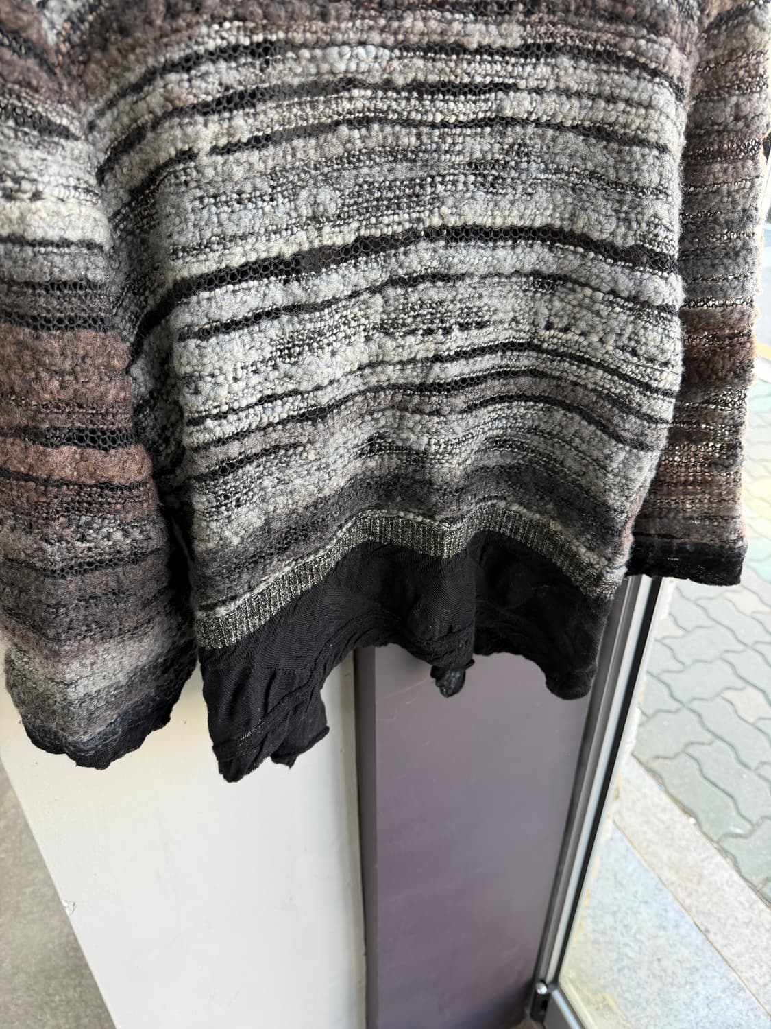 .3/ 이세이미야케 08AW Heart 브러시드 니트 가디건 상품이미지8