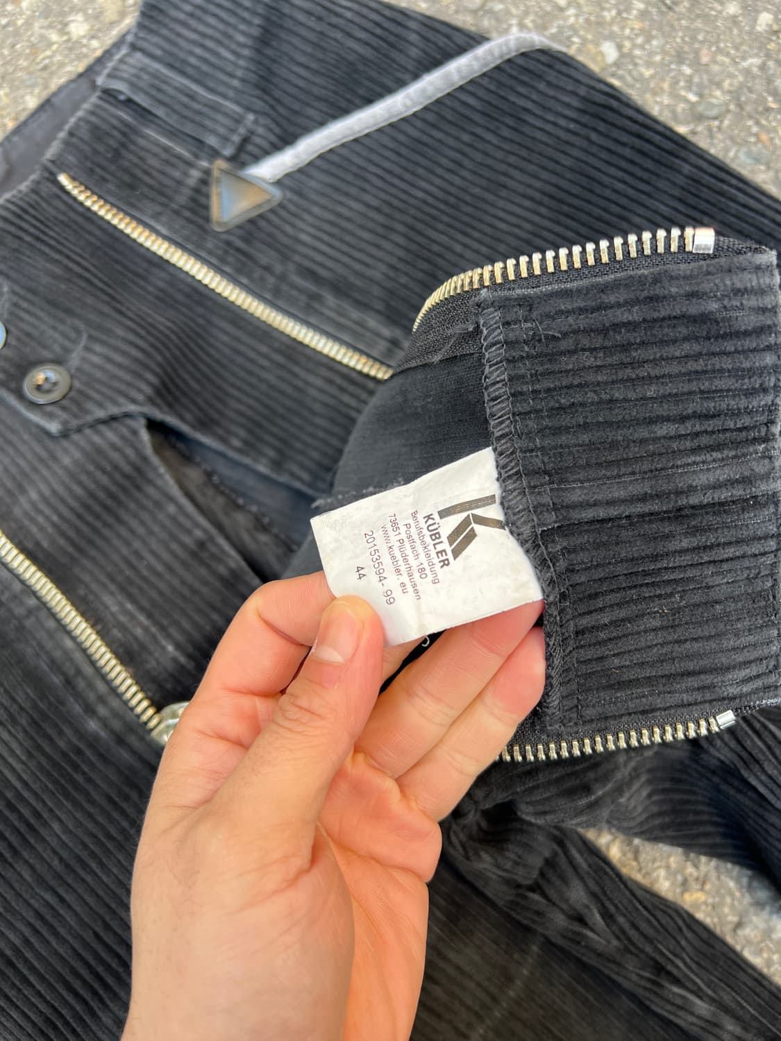 80s GERMANY LOGGER BLACK CORDUROY 코듀로이팬츠 상품이미지7