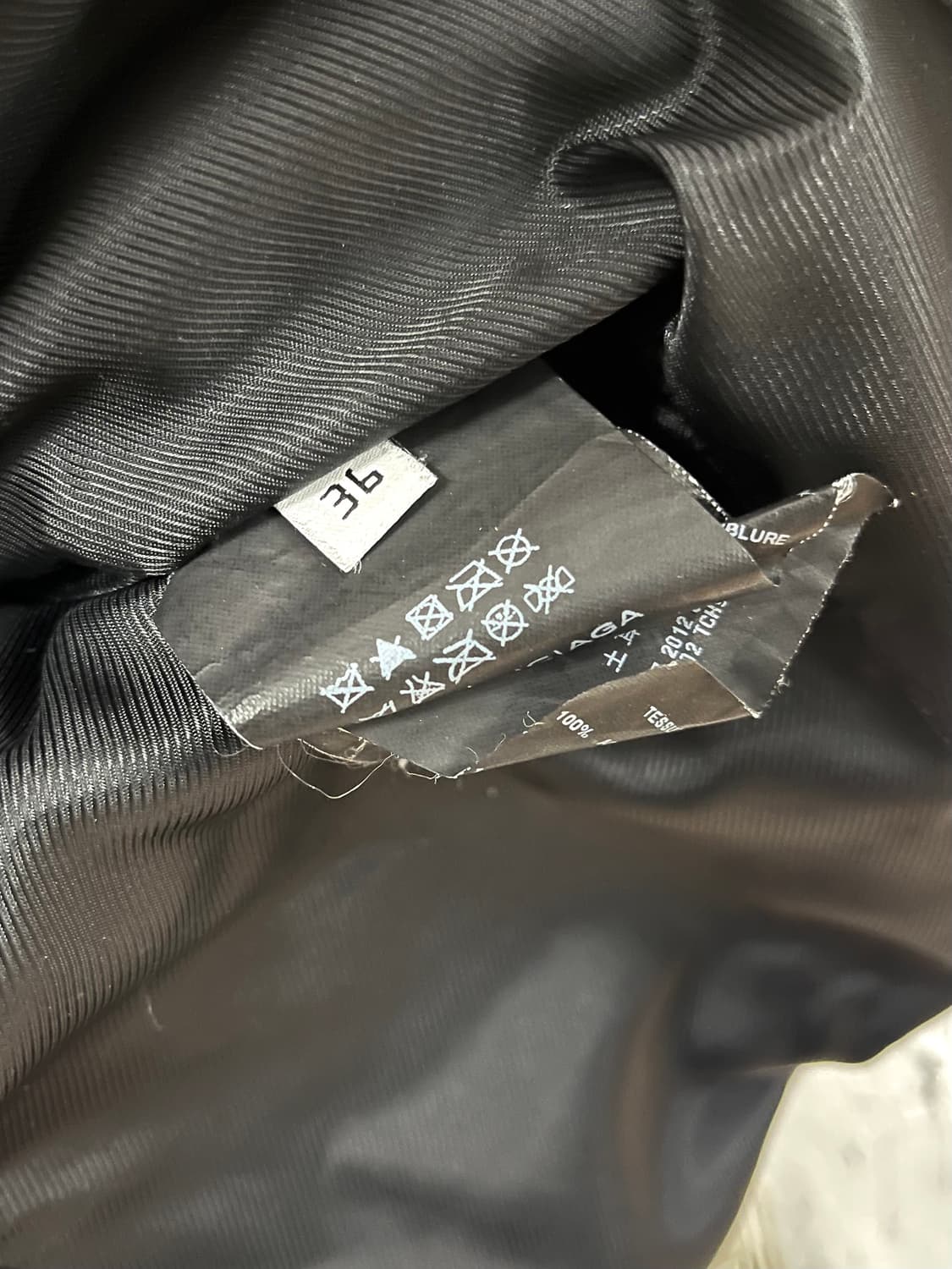 발렌시아가 2012FW 컬렉션 레더 라이더 자켓 상품이미지5