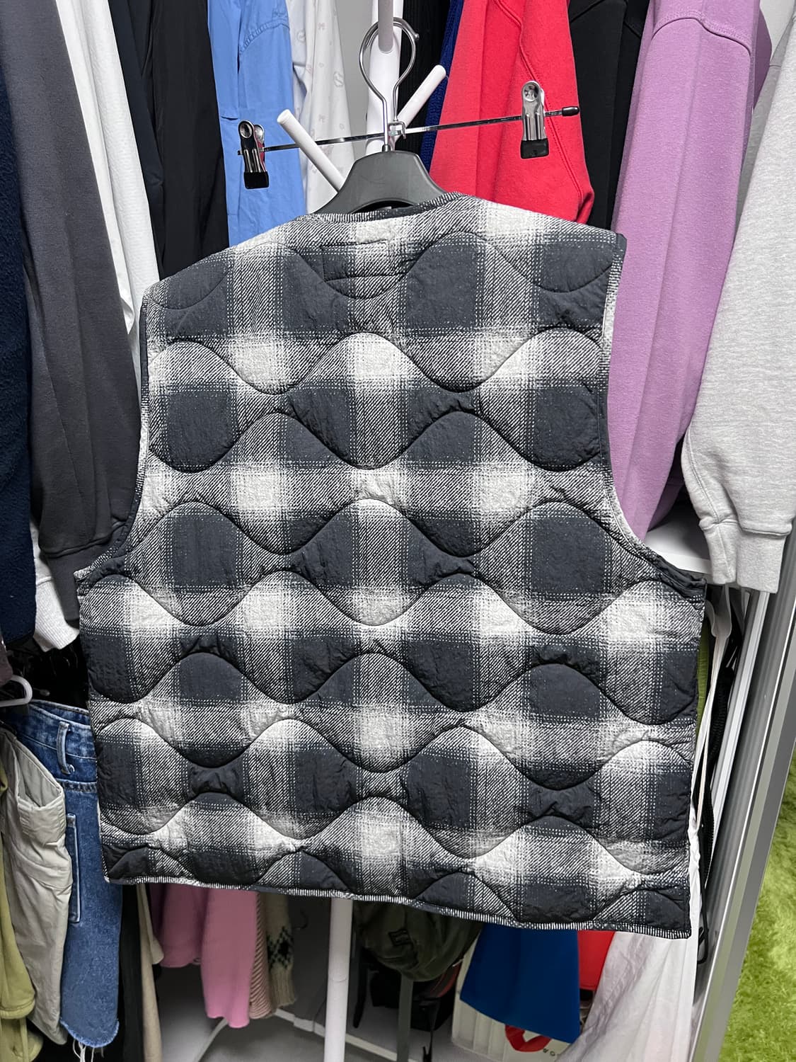 스투시 조끼패딩 S공홈구매 상품이미지5