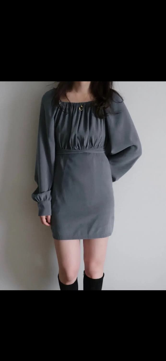차콜 원피스 상품이미지1