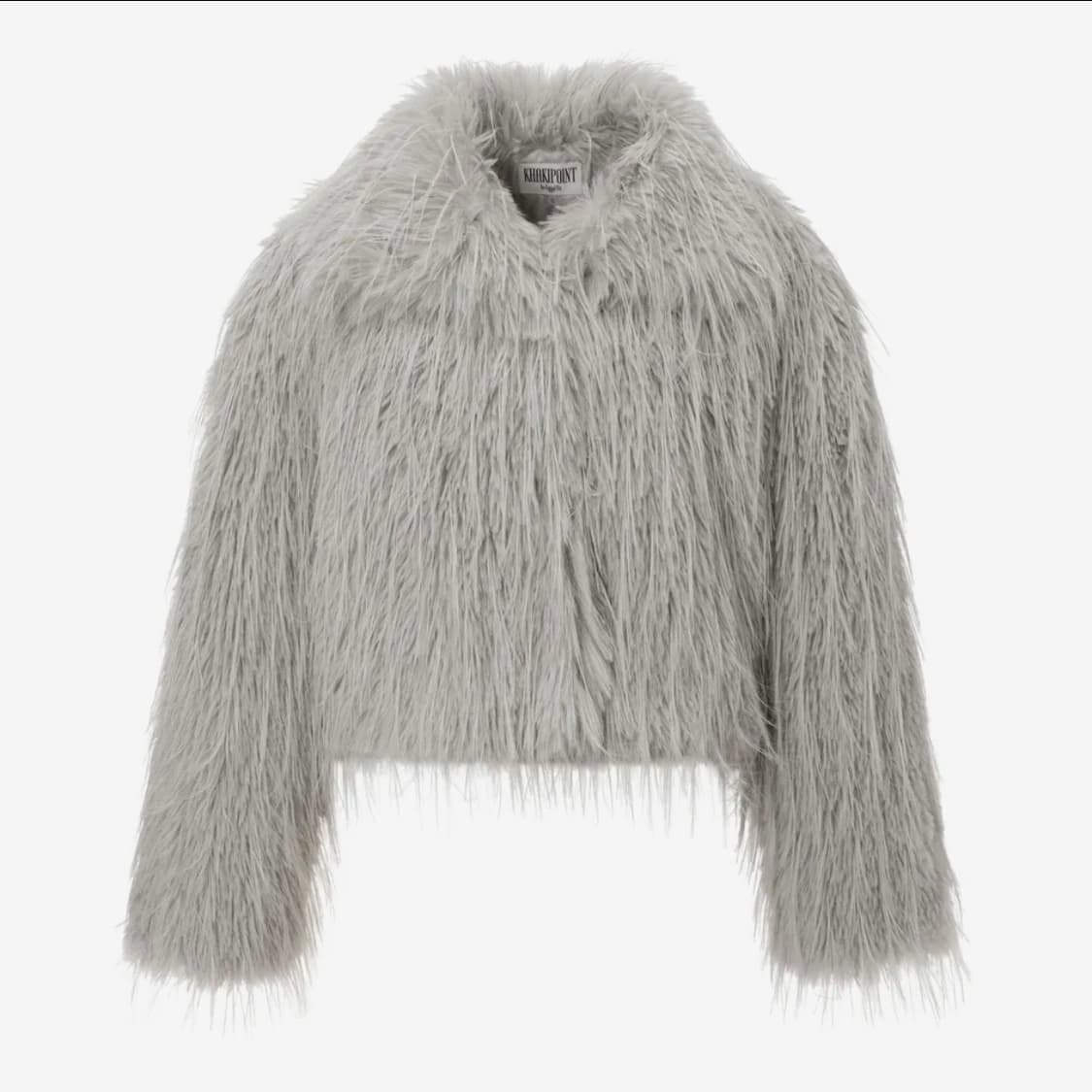 카키포인트 Shaggy Fur Jacket light gray 상품이미지5