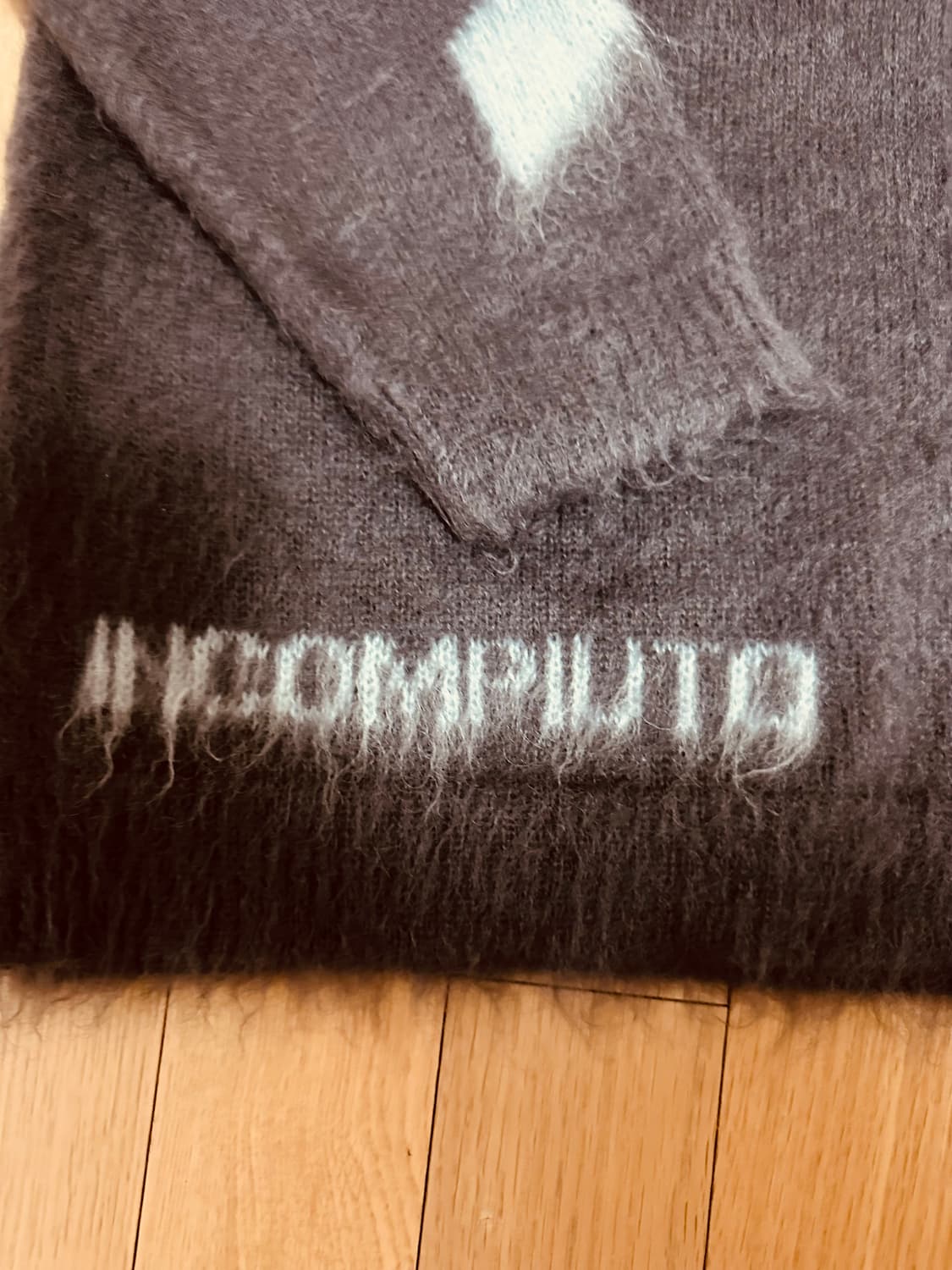 Off-White INCOMPIUTO 모헤어 니트 S 상품이미지4