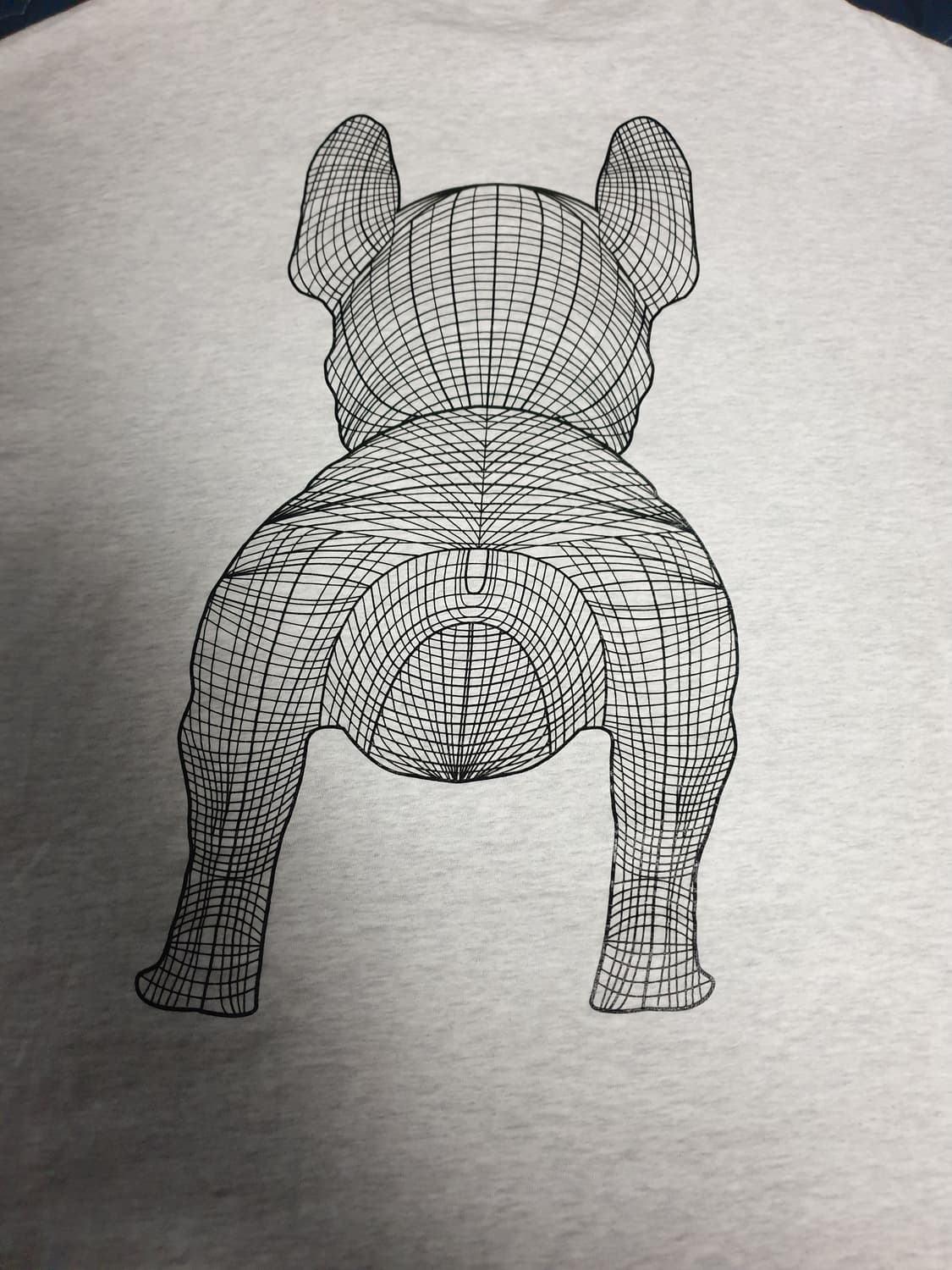 라이프워크 빅라독 코튼 반팔티 멜란지 그레이 (M) 상품이미지2