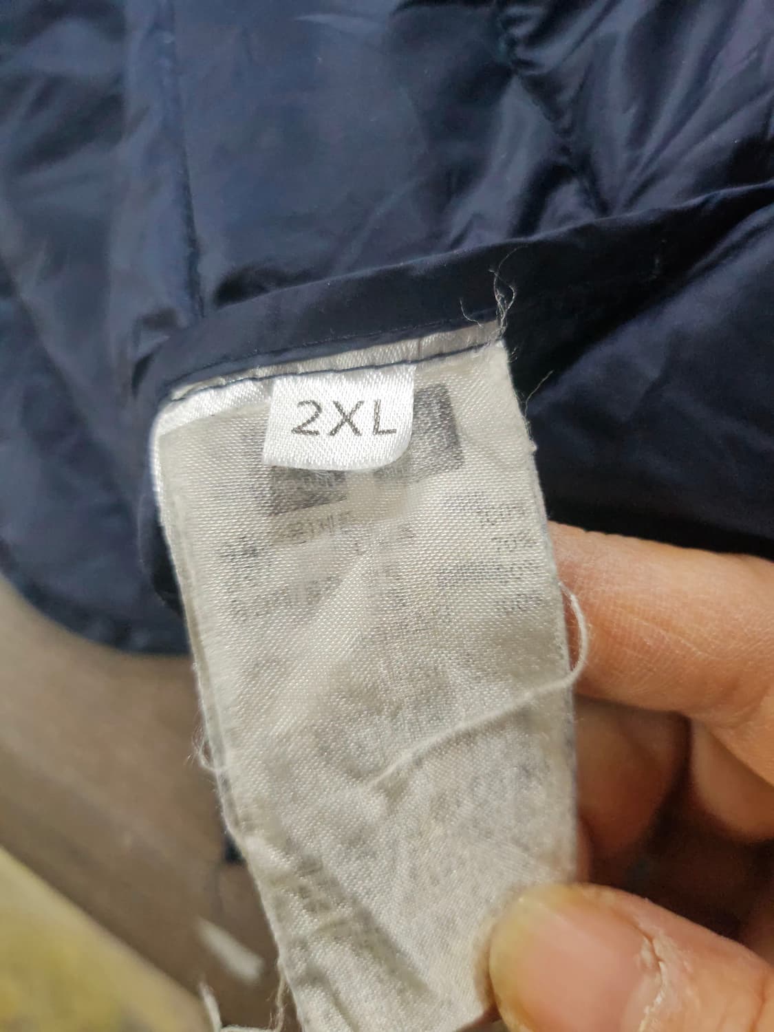 네이비 패딩 조끼 경량 패딩 베스트 L 상품이미지3