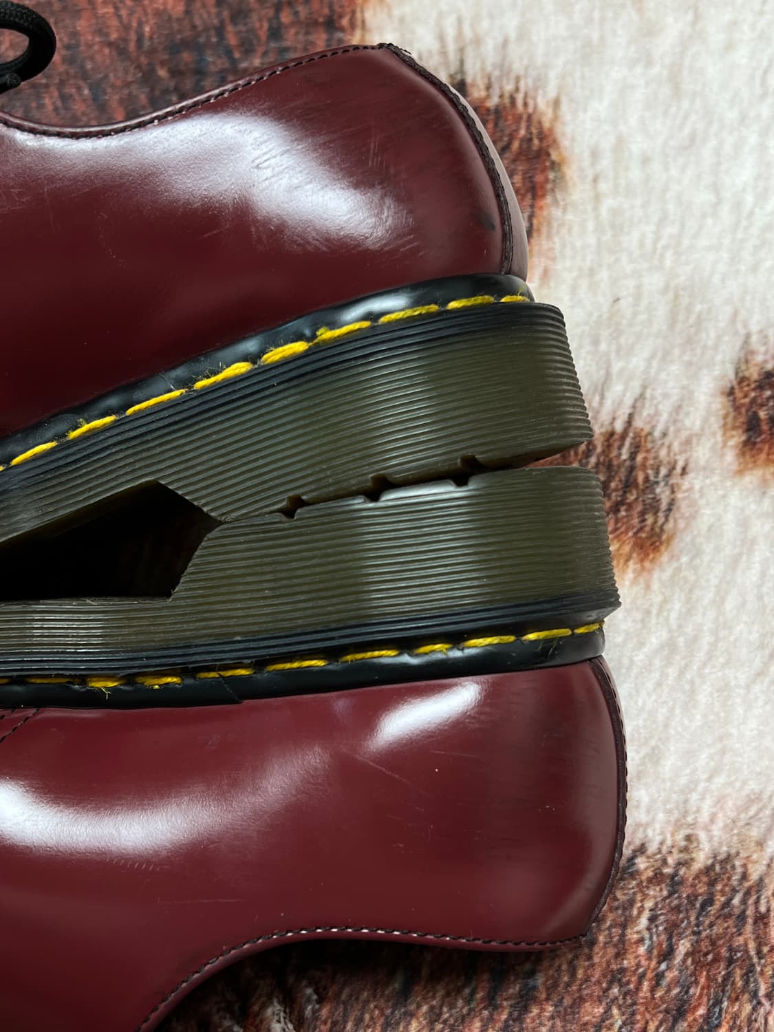 [39] 닥터마틴 1461 스무스 3홀 로퍼 체리레드 상품이미지7