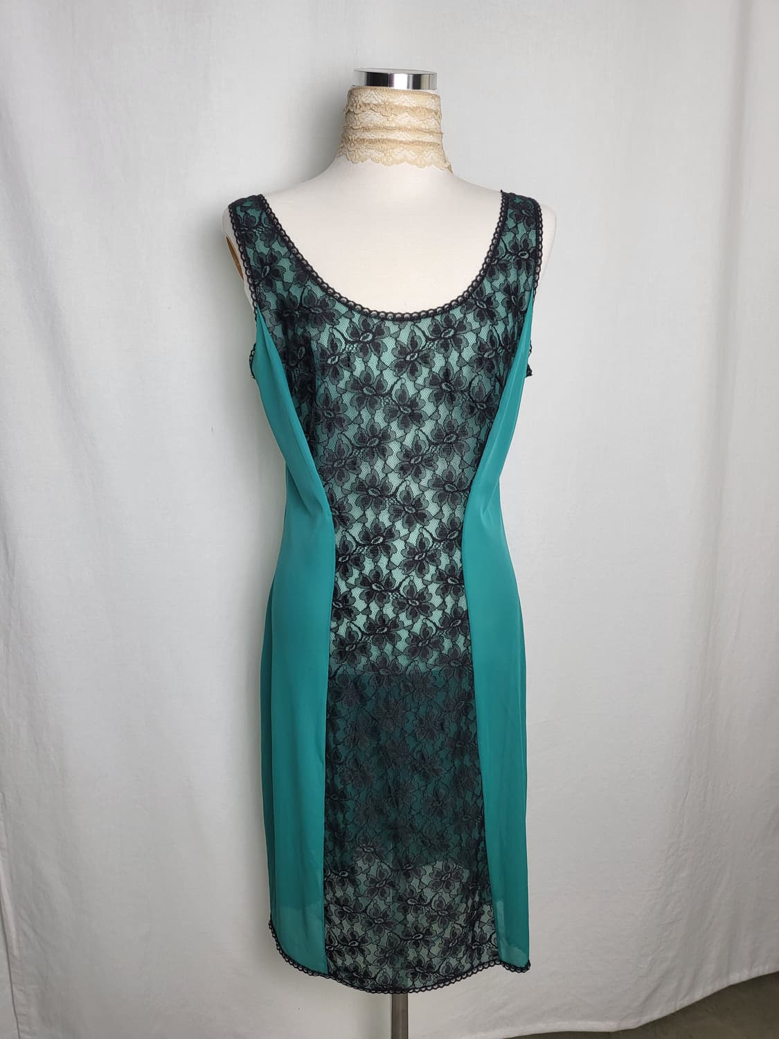 빈티지 포레스트 그린 드레스 상품이미지2