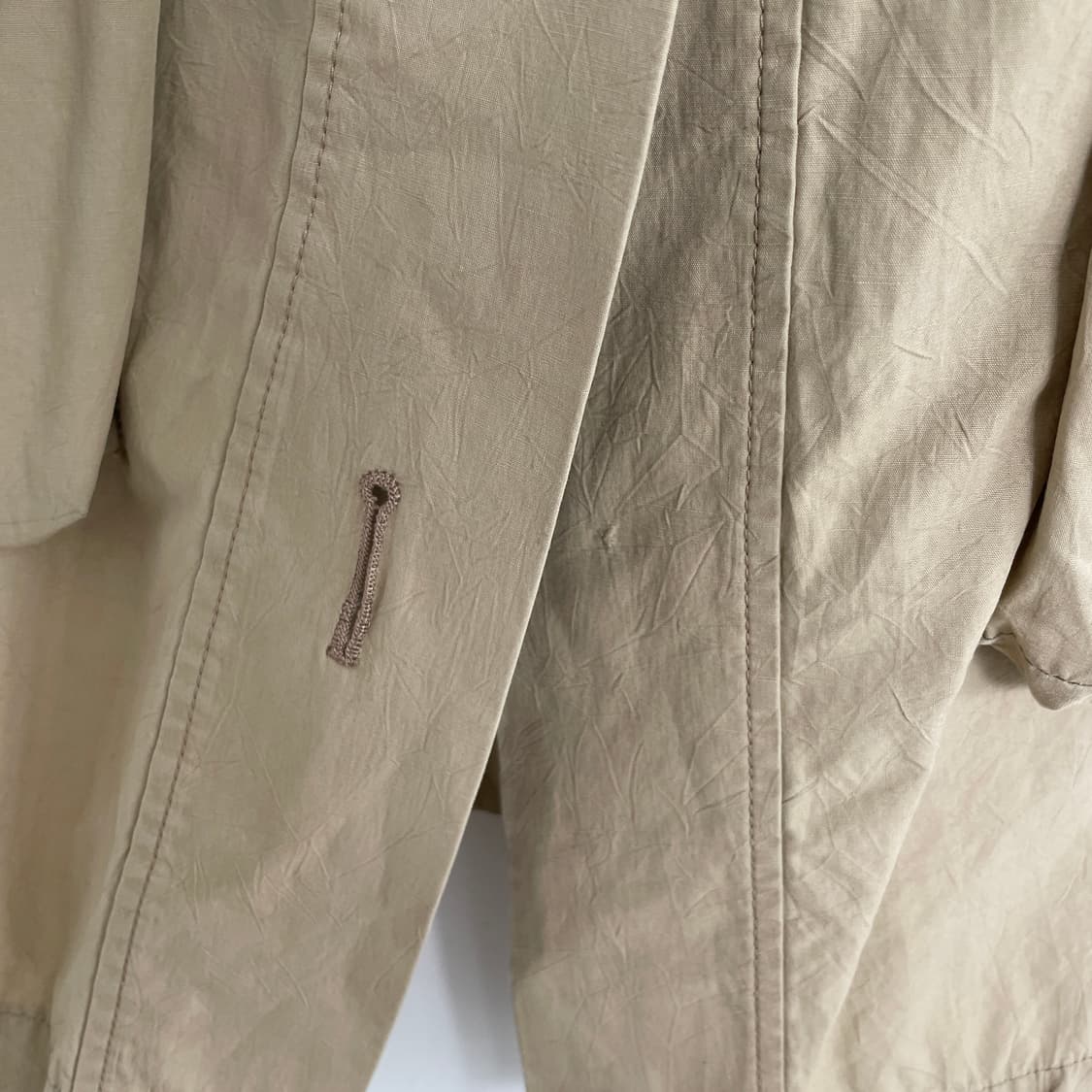 비비안웨스트우드 비대칭 베이지 면 코트 상품이미지5