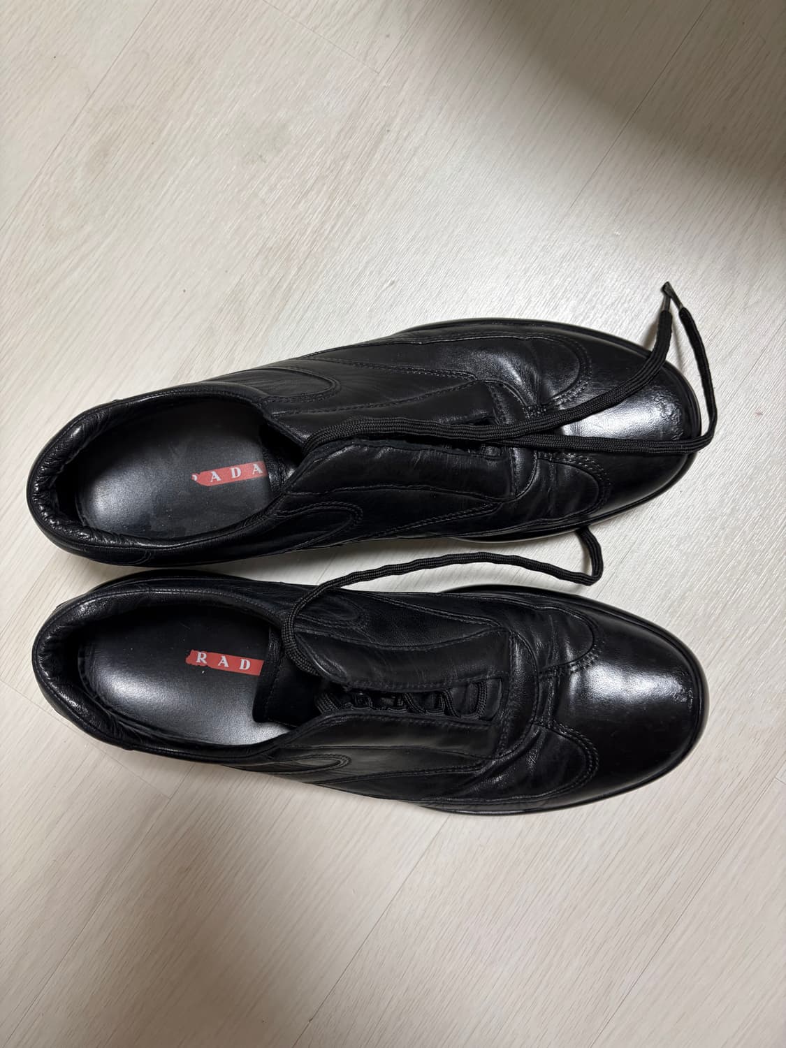 프라다 빈티지 스포츠 레더  아메리칸 컵 스니커즈 상품이미지1