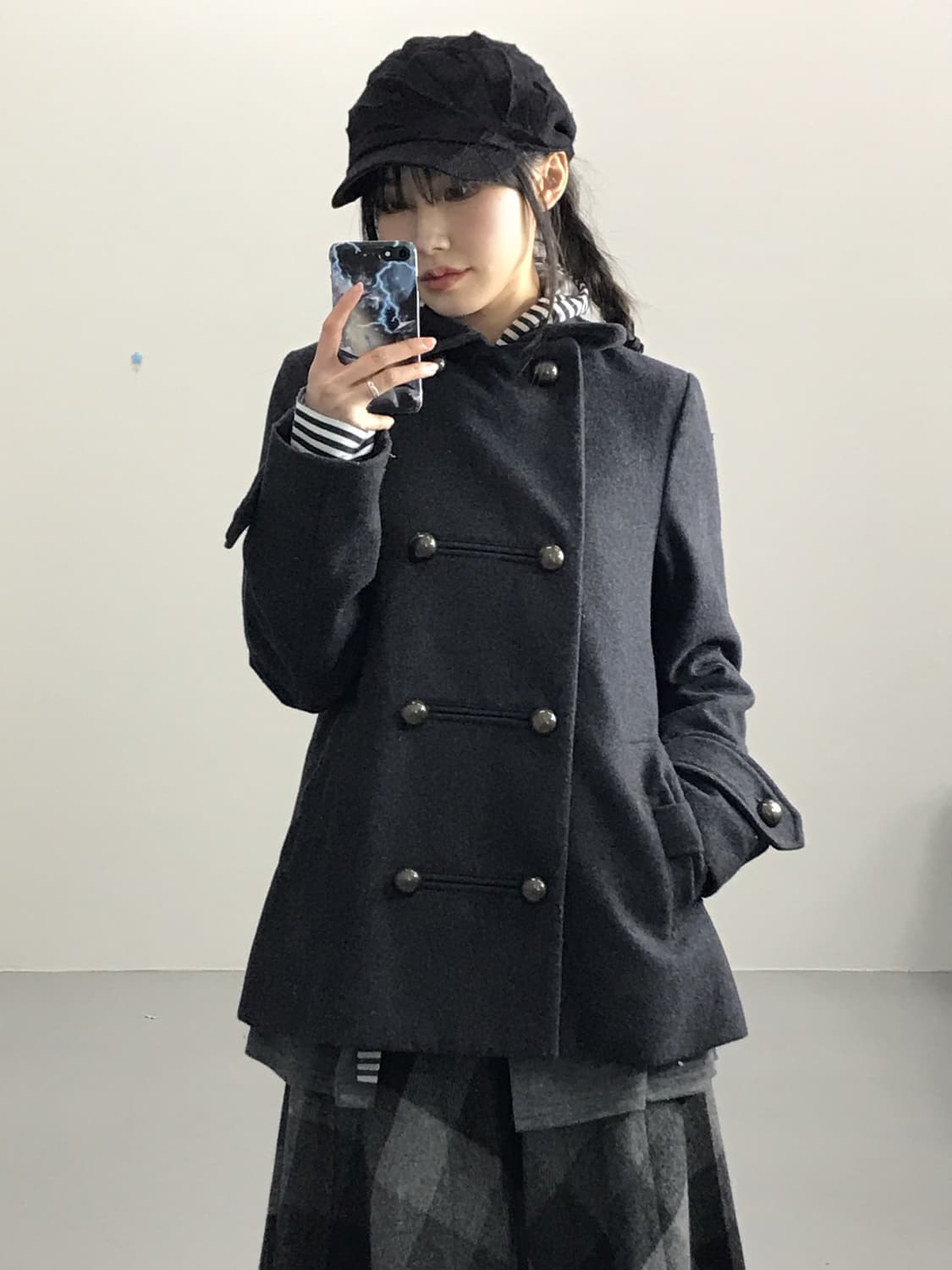 SUPER HAKKA Ribbon & Bell Button Coat 상품이미지4