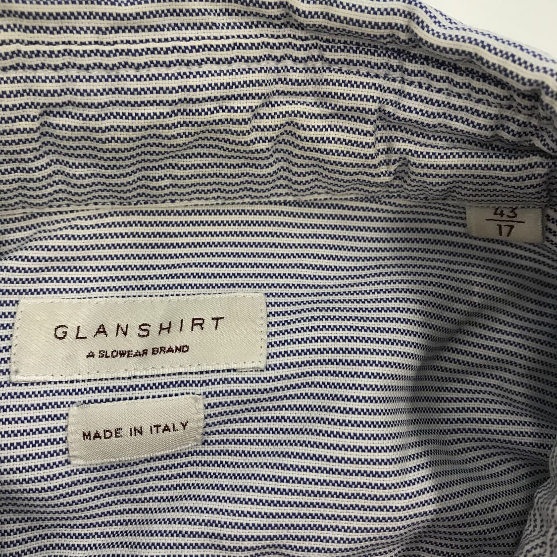 글랜셔츠 GLANSHIRT 슬로웨어 이태리 셔츠 [43] 상품이미지4