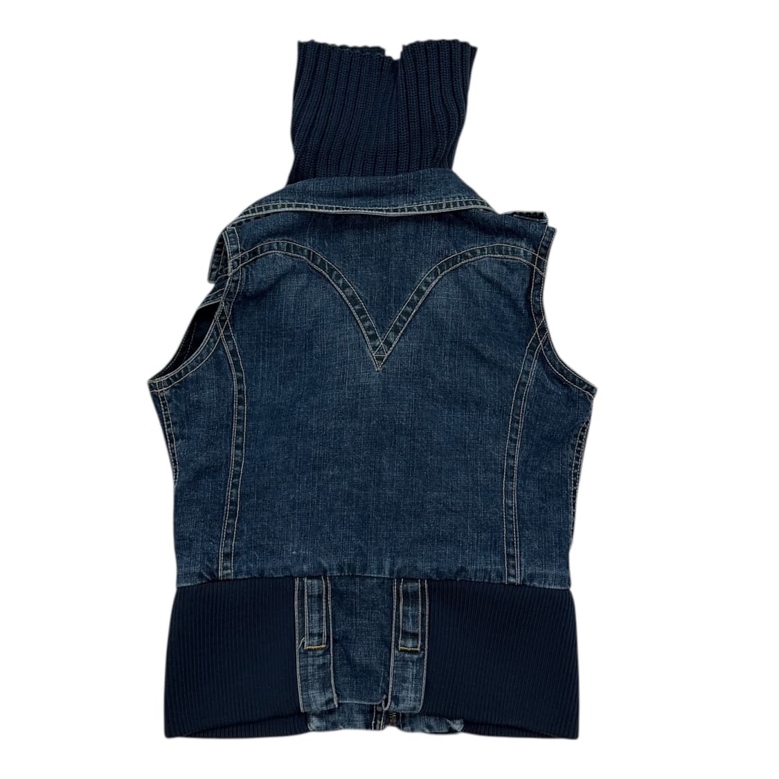 리바이스 빈티지 청 데님 워크 니트 베스트 Y2K 조끼 95 상품이미지4