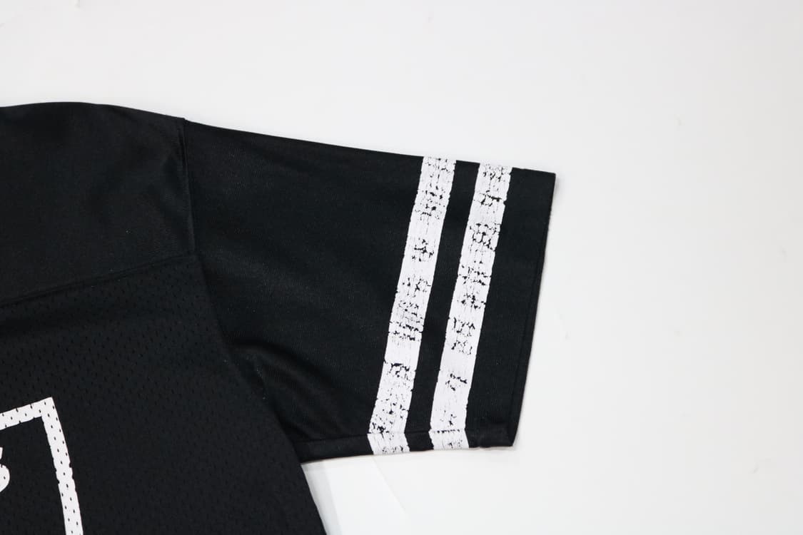 NFL 레이더스 빈티지 크랙 프린트 메쉬 저지 반팔 티셔츠 (M) 상품이미지4