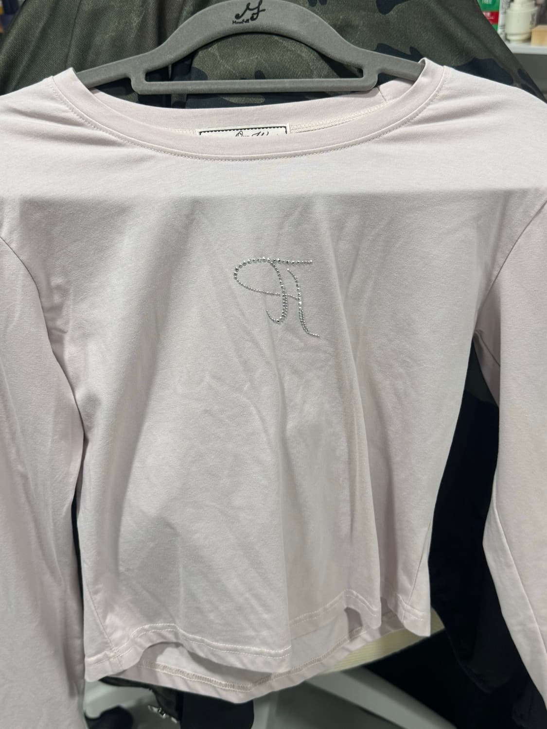 쓰리타임즈 쥬얼티 롱슬리브 핑크 상품이미지1