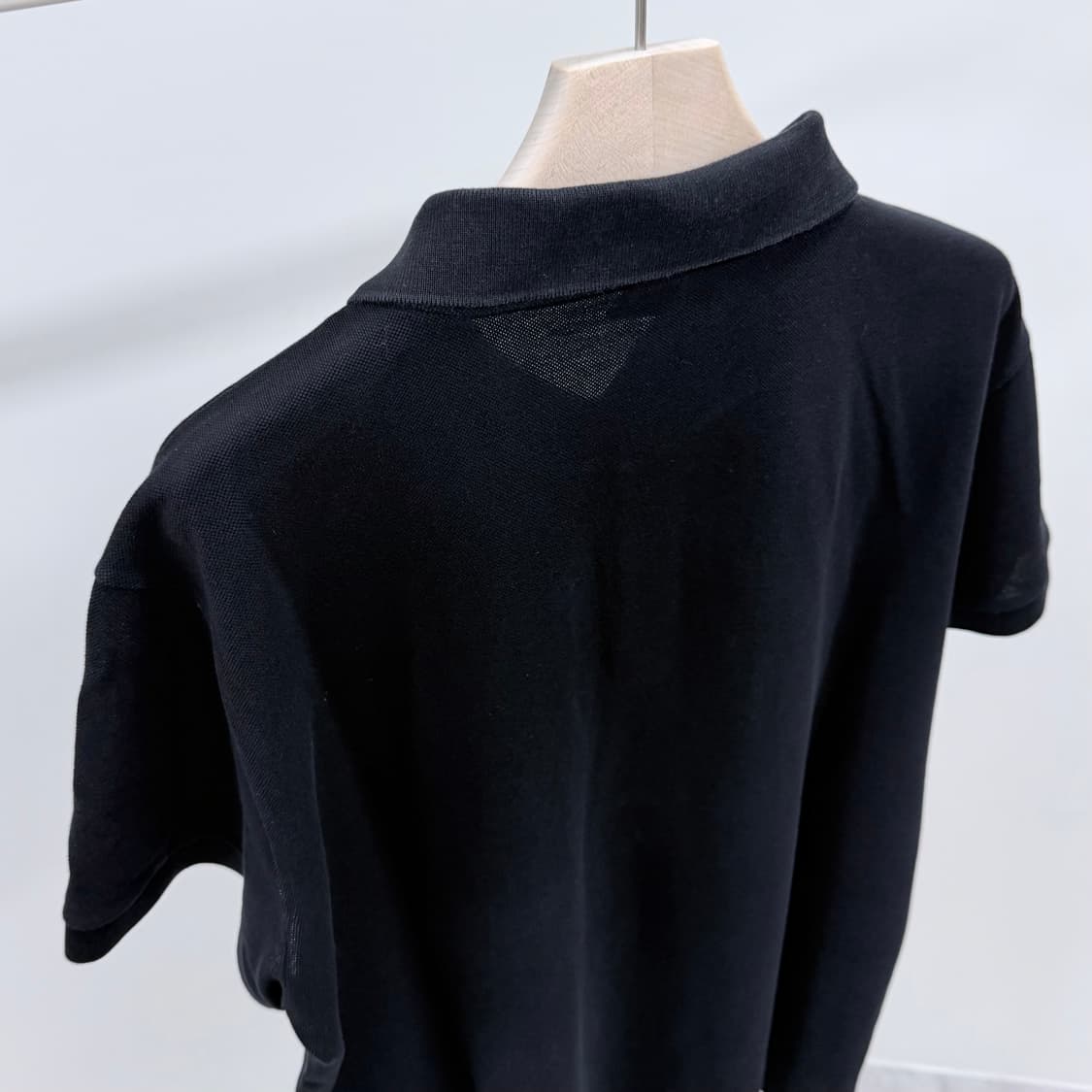 [A+급/3XL] 벨루티 엠브로이더드 반팔 폴로 티셔츠 블랙 상품이미지6