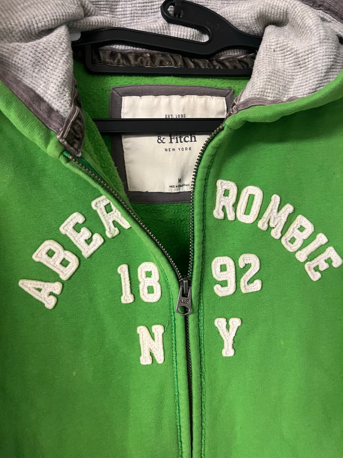 아베크롬비 딱붙핏 말차 후드집업 (M)  상품이미지4